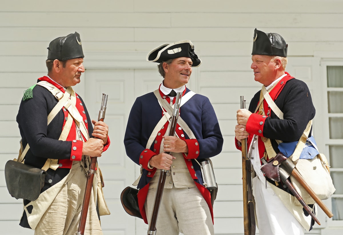 McClellan Forte and Bennett of 2nd SC Regt. on Portico of Hampton Plantation - Spring 2019