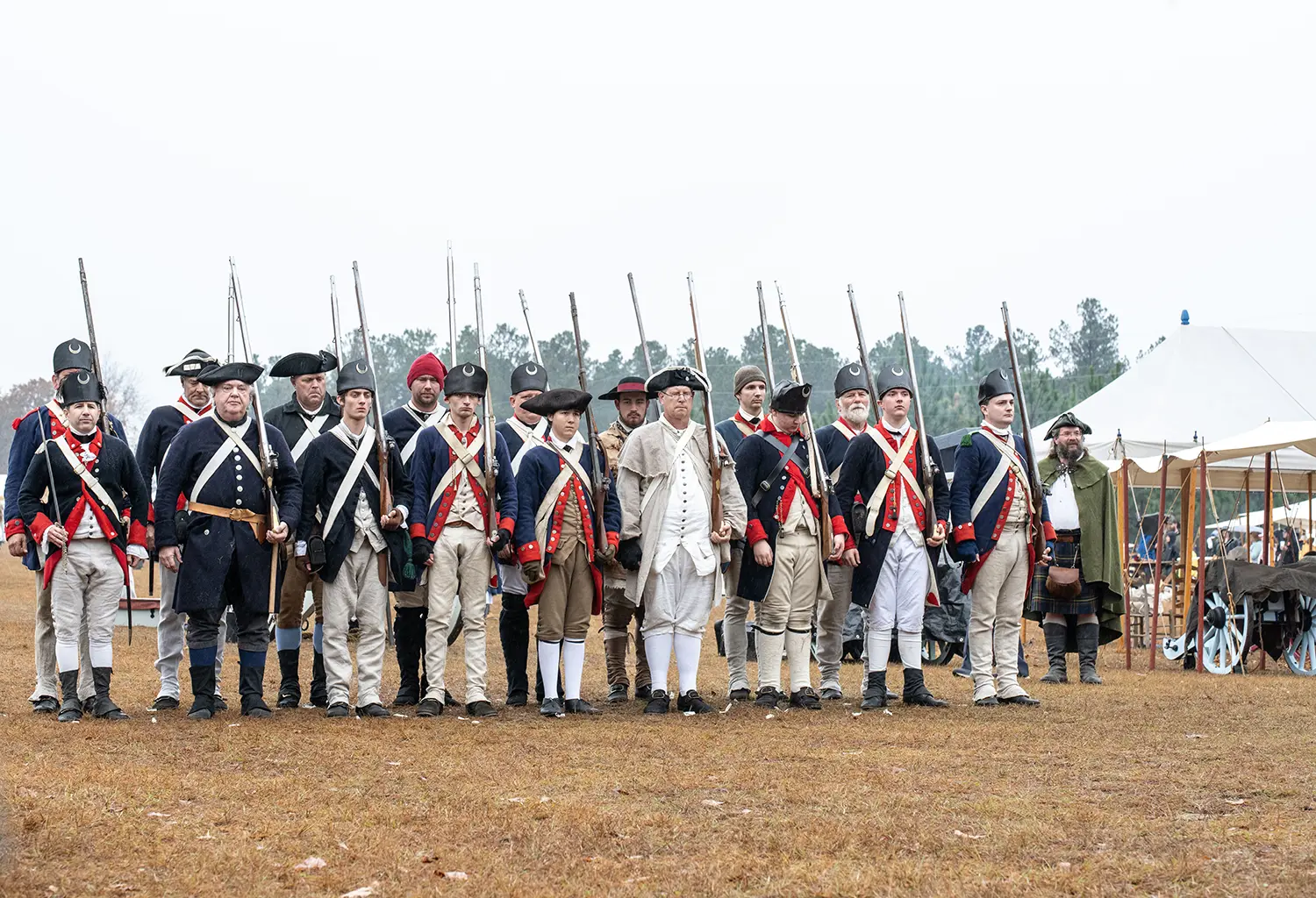 Group of reenactors.