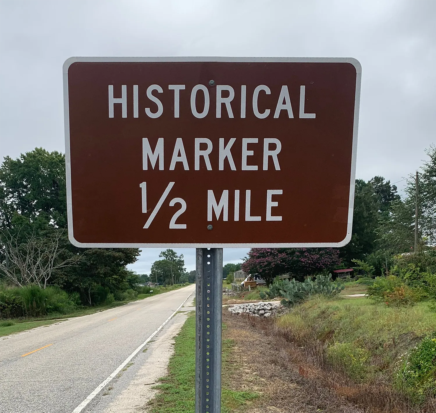 Historical Site Marker Sign