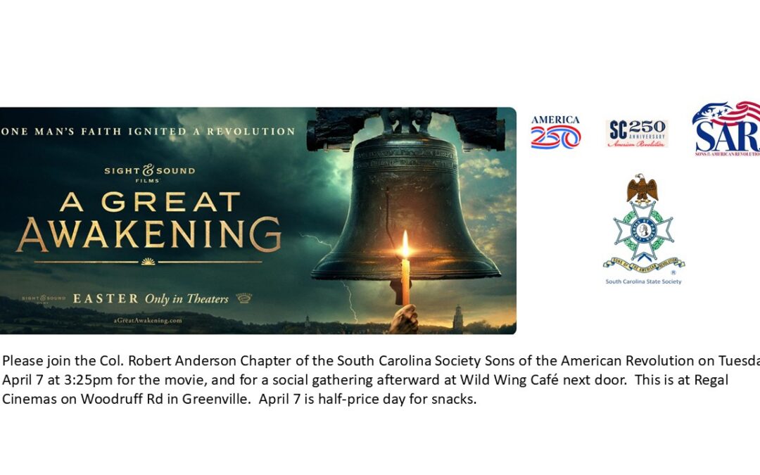Movie Night:  A Great Awakening