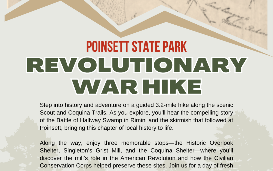 Poinsett State Park, Revolutionary War Hike