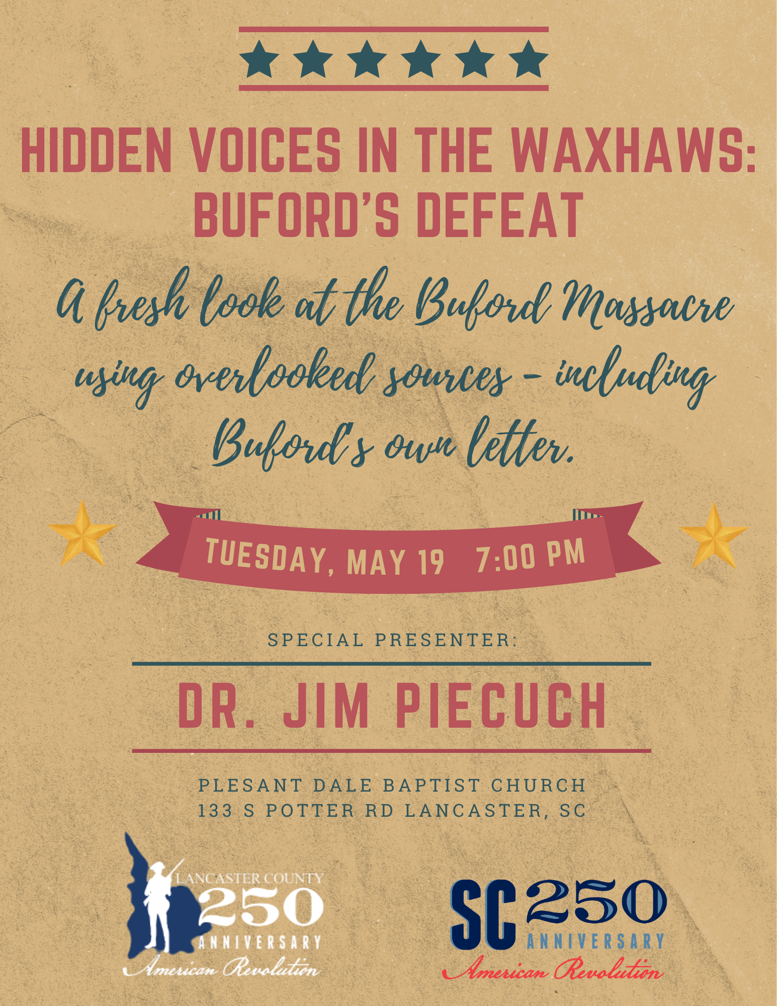 HIDDEN VOICES IN THE WAXHAWS: BUFORD’S DEFEAT