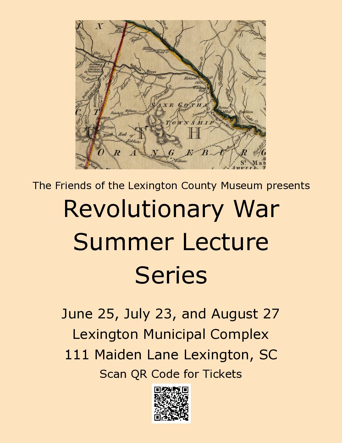 Friends of the Lexington County Museum Summer Lecture Series