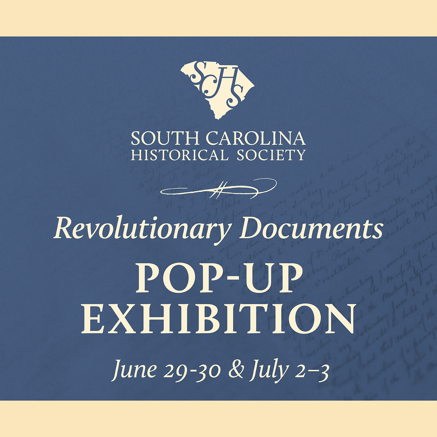 Pop-Up Exhibition: Revolutionary Documents from the SCHS Archive