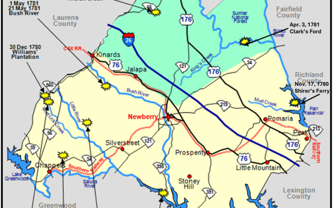 Battles for the Backcountry — Revolutionary War in Newberry County 1780-1782